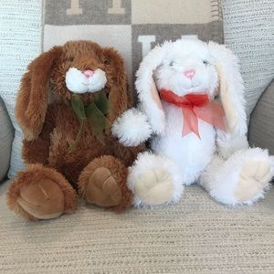 2 Plush Bunnies